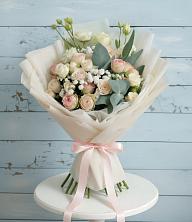Букет цветов из:  Розы и Лизиантусы в Кашино