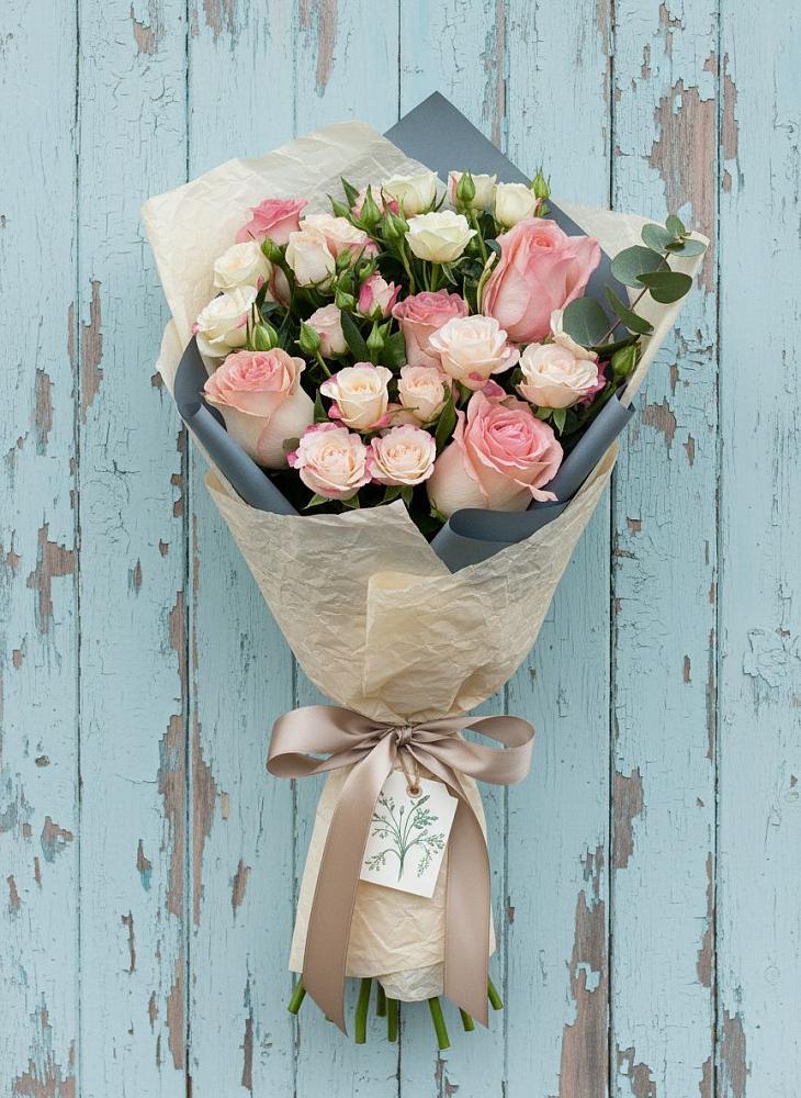 Букет цветов из: Розы в Кашино