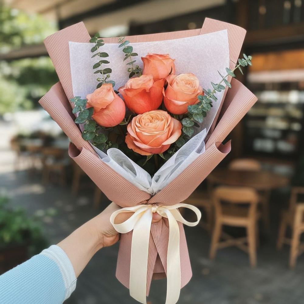 Букет цветов из: Розы в Кашино