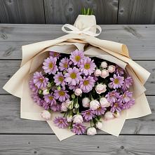 Букет цветов из:  Розы и Хризантемы #REPLACE_PRED# Кашино