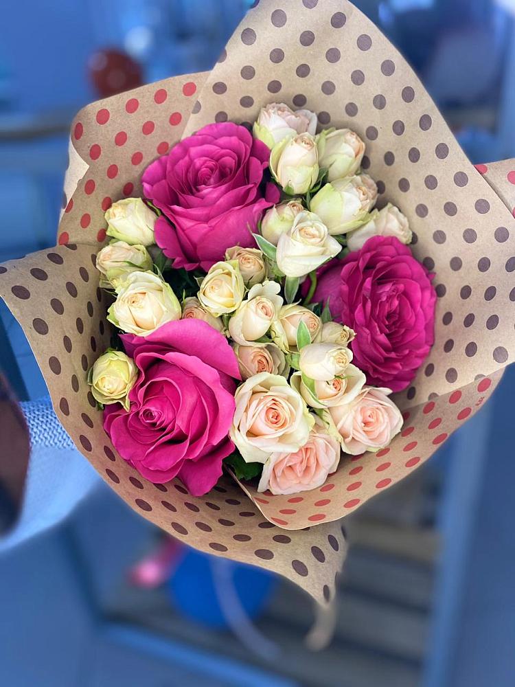 Букет цветов из: Розы в Кашино