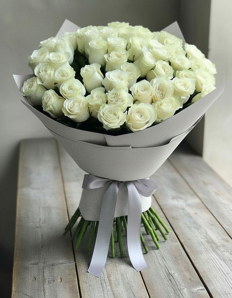 Букет 35 Белых роз в Кашино