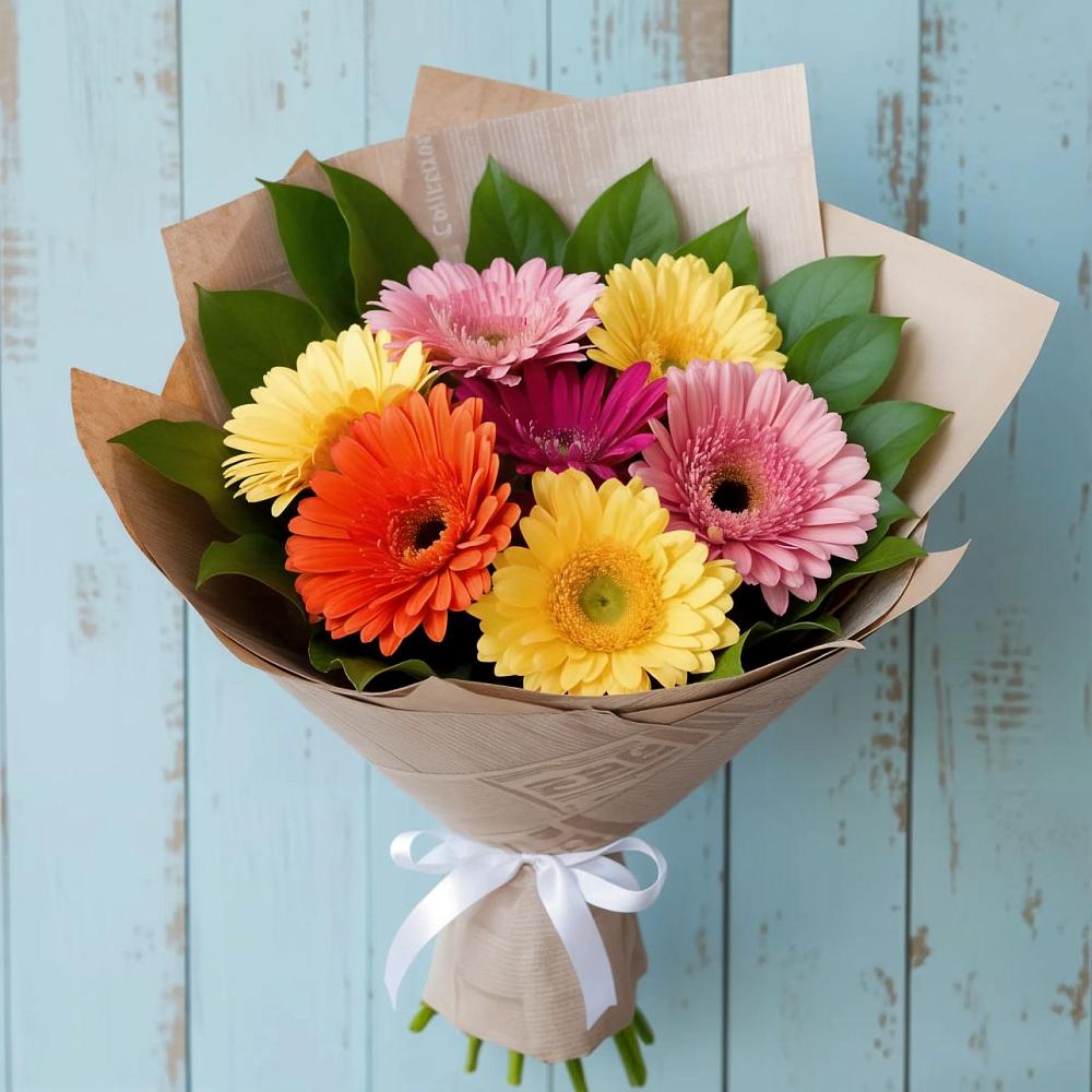 Букет цветов из: Герберы в Кашино