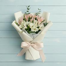 Букет цветов из:  Альстромерии #REPLACE_PRED# Кашино