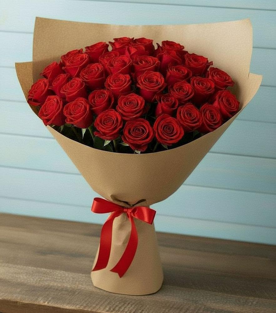 Букет Красные розы Милано в Кашино