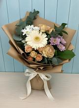 Букет цветов из:  Герберы и Хризантемы #REPLACE_PRED# Кашино