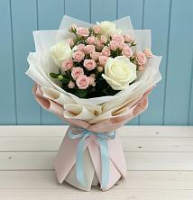 Букет цветов из:  Розы в Кашино