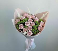 Букет цветов из:  Розы и Хризантемы #REPLACE_PRED# Кашино