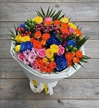 Букет цветов из:  Розы и Хризантемы в Кашино