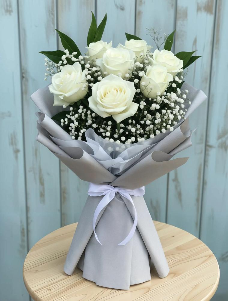 Букет цветов из: Розы в Кашино