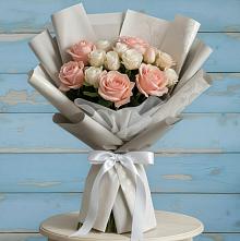 Букет цветов из:  Розы #REPLACE_PRED# Кашино