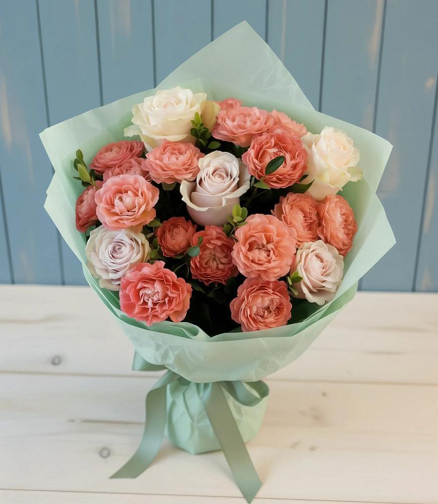 Букет цветов из: Розы в Кашино