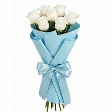 Букет 7 белых роз Проуд #REPLACE_PRED# Кашино