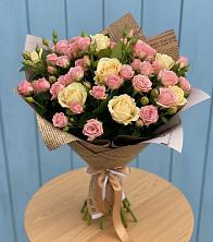 Букет цветов из:  Розы в Кашино