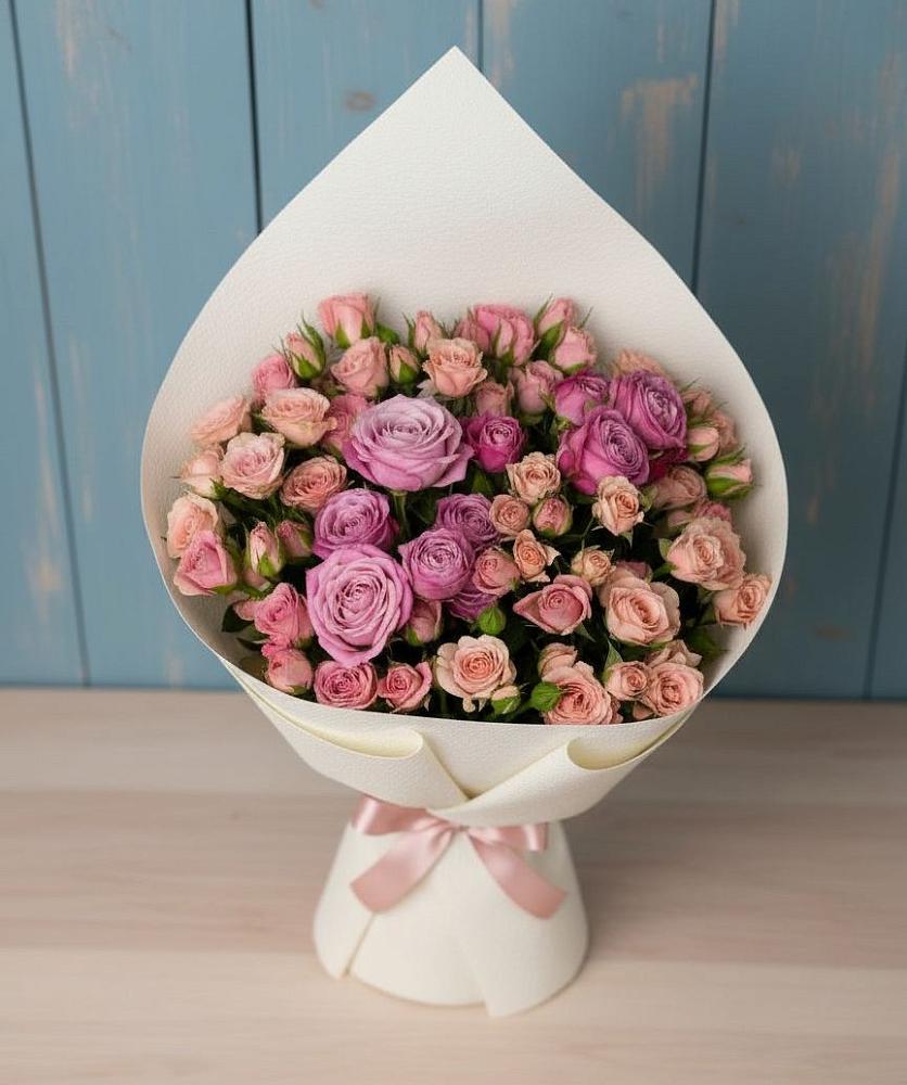 Букет цветов из: Розы в Кашино