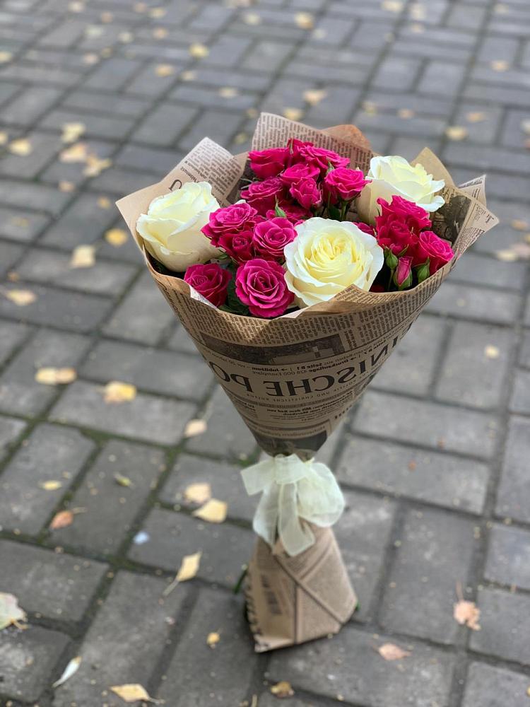 Букет цветов из: Розы в Кашино