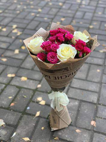 Букет цветов из: Розы в Кашино