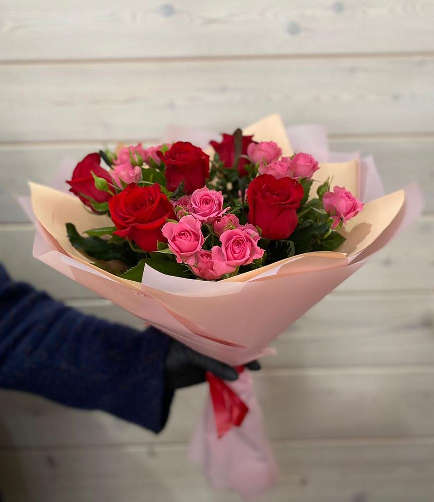 Букет цветов из: Розы в Кашино